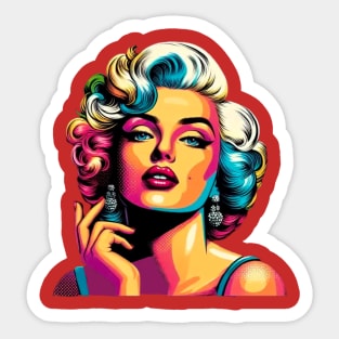 Marilyn Wpap popart Sticker